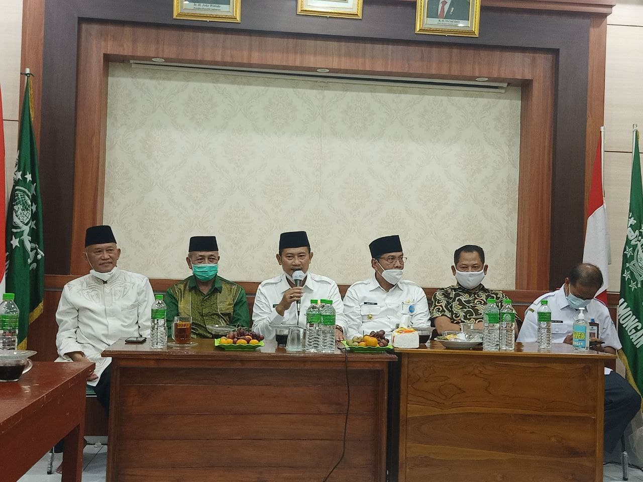 Kunjungi Kantor PCNU Lamongan, Bupati Minta Doa Restu dan Sampaikan Program Kerjanya