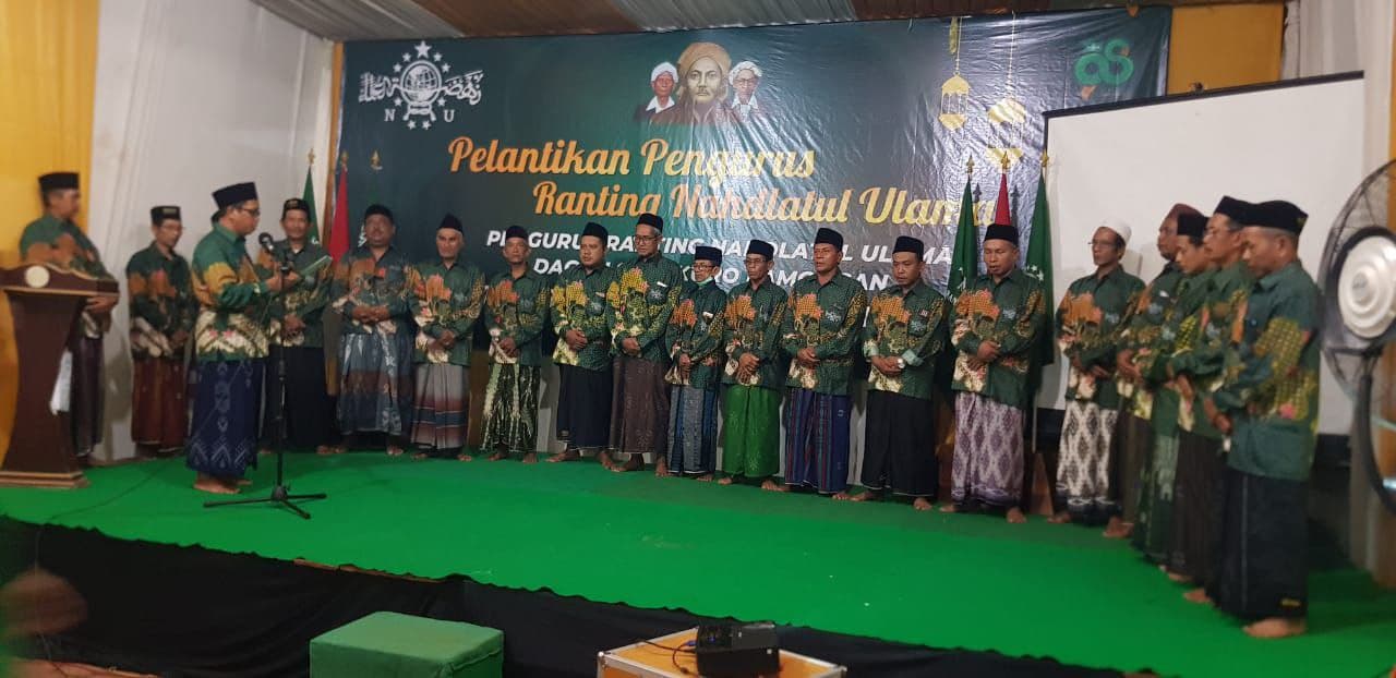 Sah! Pengurus Ranting NU Desa Dagan Telah Resmi Dilantik