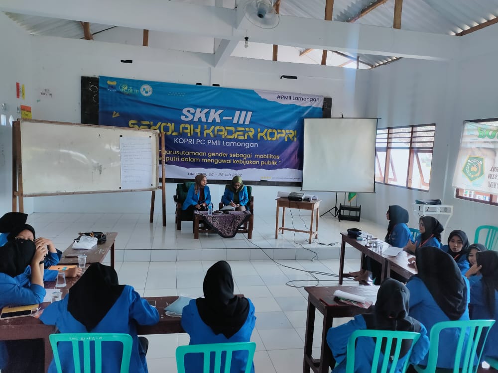 Pengarusutamaan Gender Dalam Kebijakan Publik, Jadi Tema Besar Kaderisasi Kopri PC PMII Lamongan 2022