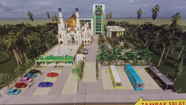 Progres Pembangunan Masjid Gus Dur