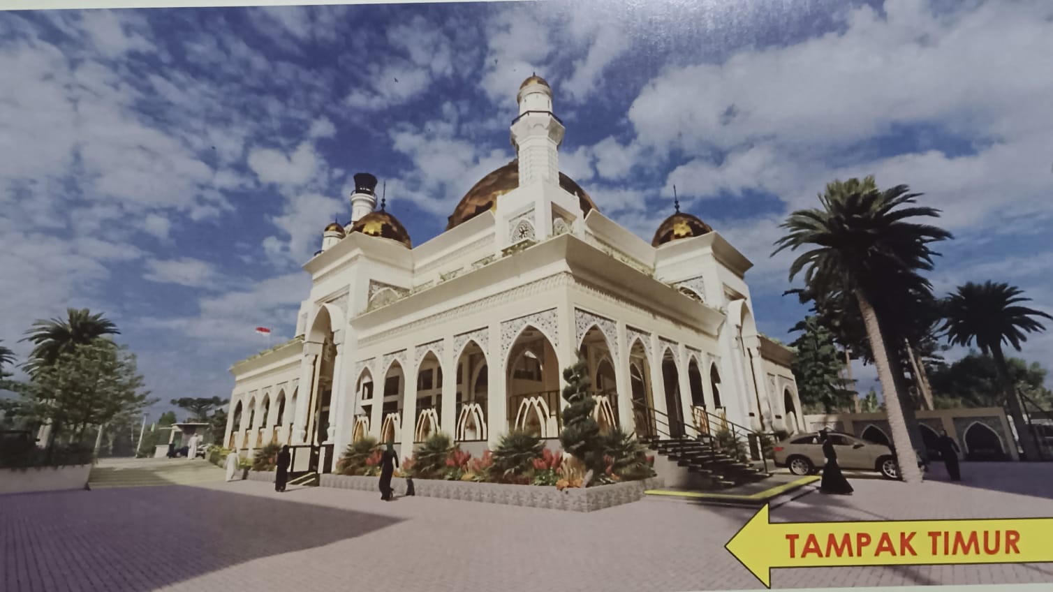 Tampak Timur Masjid Gus Dur