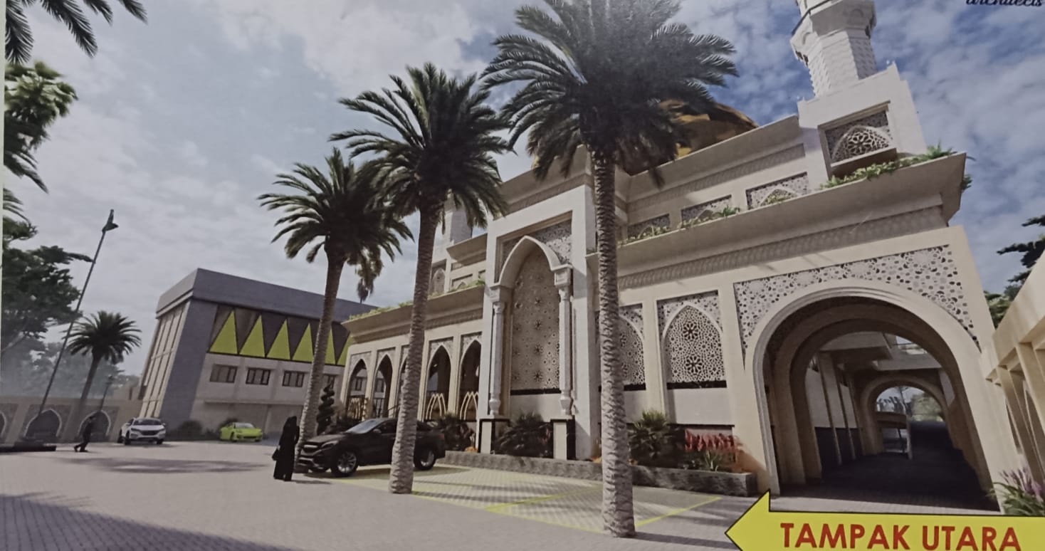 Tampak Utara Masjid Gus Dur