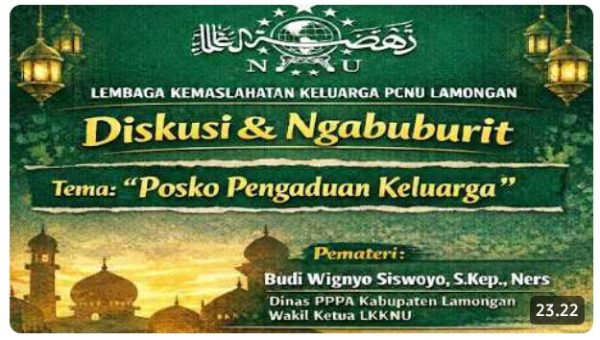 Ketika NU Turun ke Akar Masalah Keluarga: Potret Diskusi LKK PCNU Lamongan