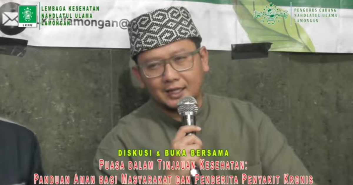 Dokter NU Lamongan Bedah Manfaat Puasa: Dari Asam Lambung hingga Kesehatan Mental