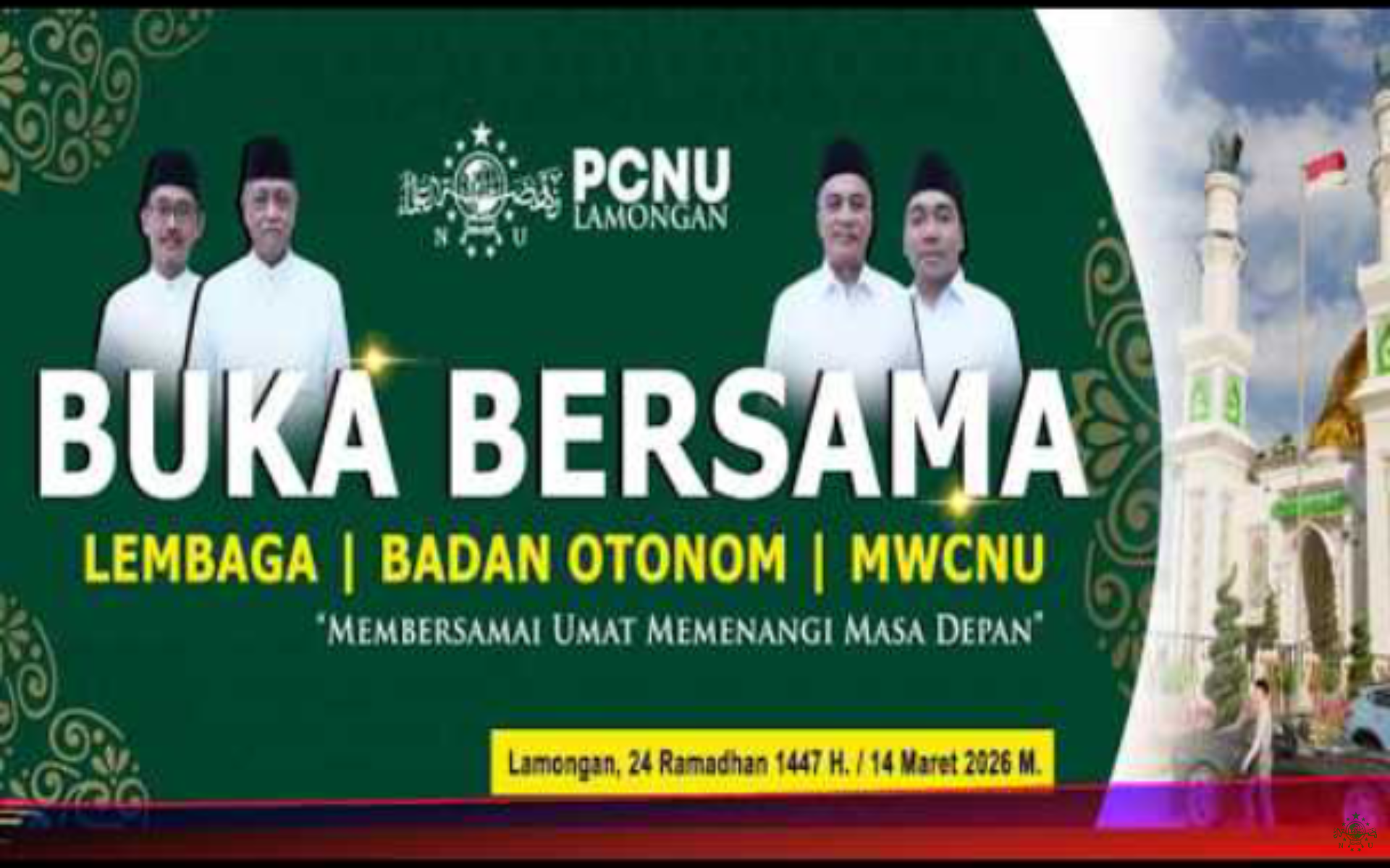 Kupon yang Diragukan, Kini Jadi Andalan: Kisah di Balik Pembangunan Masjid Gus Dur PCNU Lamongan