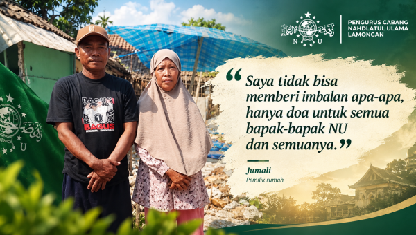 Ranting NU Sugihan Solokuro bersama Lazisnu Bedah Rumah Kader Ansor, Ditargetkan Siap Huni dalam 20 Hari